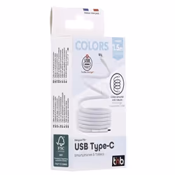 T'nB TCPDMAGBL cavo USB USB 3.2 Gen 1 (3.1 Gen 1) 1,5 m USB C Blu, Bianco - Vista aggiuntiva 3