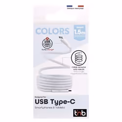 T'nB TCPDMAGBL cavo USB USB 3.2 Gen 1 (3.1 Gen 1) 1,5 m USB C Blu, Bianco - Vista aggiuntiva 4