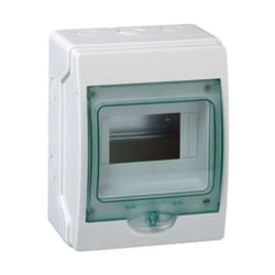 Schneider Electric - Centralino Schneider a parete 6 moduli IP65 porta trasparente 10313