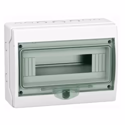 Centralino Schneider a parete Kaedra, con le seguenti caratteristiche: 12 moduli Grado di protezione IP65 conforme a IEC 6052 ...