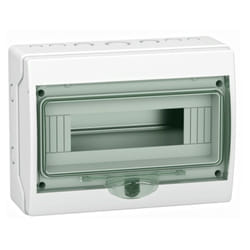 Schneider Electric - Centralino Schneider a parete 12 moduli IP65 Porta trasparente 10315