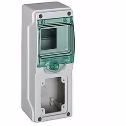 Kaedra Mini Boxes, per prese industriali, 98x248mm, 4 moduli, 1 apertura. Tipo di prodotto o componente: custodia stagna tipo ...