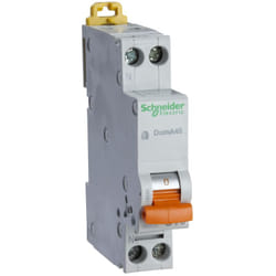 Schneider Electric - Interruttore Magnetotermico DomA45 1P+N c 10A 4500A