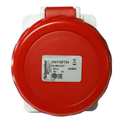 Schneider Electric - Presa Schneider industriale incasso 3X16A+T 400V rossa PKY16F734