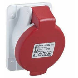 Schneider Electric - schneider PKF16F435 Base da incasso inclinata 16A 3P+N+TT 380-415V IP44