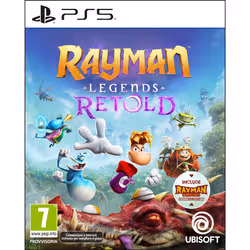 Ubisoft Rayman Legends Retold PS5 Standard Inglese, Francese, ITA, Tedesca, ESP, Portoghese, Polacco, Cinese tradizionale, Cinese semplificato, DUT, Russo, Giapponese PlayStation 5 - Vista aggiuntiva 2
