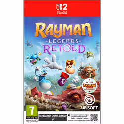 Ubisoft Rayman Legends Retold NSW2 Standard Inglese, Francese, ITA, Tedesca, ESP, Portoghese, Polacco, Cinese tradizionale, Cinese semplificato, DUT, Russo, Giapponese Nintendo Switch 2 - Vista aggiuntiva 2
