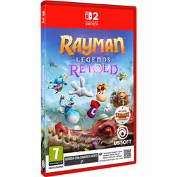 Ubisoft Rayman Legends Retold NSW2 Standard Inglese, Francese, ITA, Tedesca, ESP, Portoghese, Polacco, Cinese tradizionale, Cinese semplificato, DUT, Russo, Giapponese Nintendo Switch 2 - Vista aggiuntiva 3