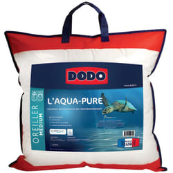 Dodo - Cuscino fodera 100% cotone biologico e imbottitura riciclata - 60 x 60 cm - aqua-pure