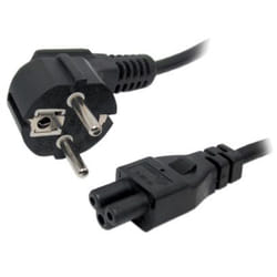 Omenex 491142 cavo di alimentazione Nero 1,5 m Accoppiatore C6 CEE7/4