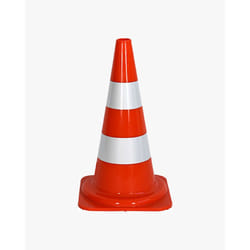 Viso CSC 501 cono e barilotto da traffico Cono per traffico Rosso, Bianco PVC 1 pz
