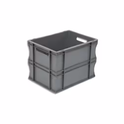 Dettagli : Contenitori molto rigidi e impilabili.Contenitore in polipropilene grigio.Standard europeo (CE 10/2010).Compatibil ...