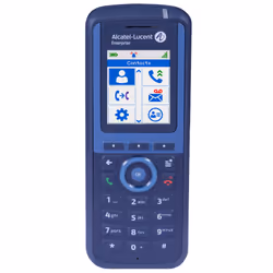 Alcatel-Lucent Enterprise Mobile 8254, Telefono DECT, Cornetta wireless, Blu