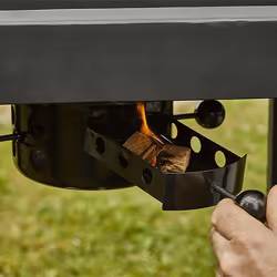 Cook'in Garden EASY 60 Barbecue Carrello Carbone (combustibile) Nero - Vista aggiuntiva 6