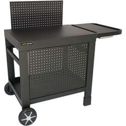 Cook'in Garden - Carrello da giardino, Reva 110 Premium, montaggio semplice, dimensioni del prodotto: l 121 x l 65 x h 110 cm, nero