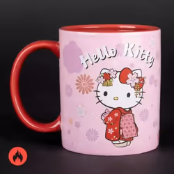 Konix KIMONO - Hello Kitty tazza Rosa, Rosso Universale 1 pz - Vista aggiuntiva 2