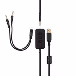 Konix Drakkar KX DKP 7.1HYBRID BODHRAN HEADSET Auricolare Cablato A Padiglione Gaming Nero