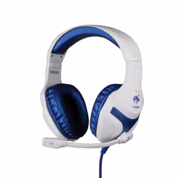 Konix KX FFF UNIV WHITE GAMING HEADSET Auricolare Cablato A Padiglione Blu, Bianco - Vista aggiuntiva 4