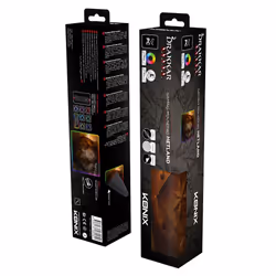 Konix Hetland Tappetino per mouse per gioco da computer Multicolore