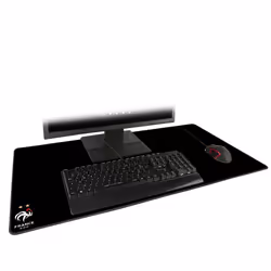 Konix 76791110925 tappetino per mouse Tappetino per mouse per gioco da computer Nero