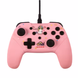 Konix Be Funky, Gamepad, Nintendo Switch, PC, D-pad, Tasto Home, Pulsante Turbo, Cablato, USB, Rosa