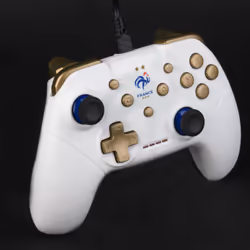 Konix KX FFF SWITCH/PC PAD WHITE Oro, Bianco USB Gamepad Analogico/Digitale Nintendo Switch, PC - Vista aggiuntiva 5