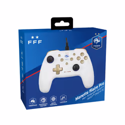 Konix KX FFF SWITCH/PC PAD WHITE Oro, Bianco USB Gamepad Analogico/Digitale Nintendo Switch, PC - Vista aggiuntiva 8