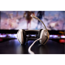 Konix Nemesis PS5 Auricolare Cablato A Padiglione Gaming Nero, Bianco - Vista aggiuntiva 6
