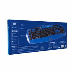 Konix 76791114973 tastiera Gaming USB AZERTY Francese Nero, Blu - Vista aggiuntiva 4