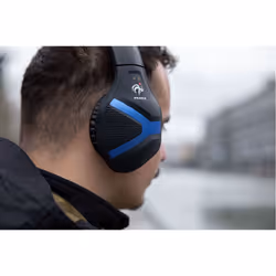 Konix 76791114986 cuffia e auricolare Cablato A Padiglione Gaming Nero, Blu - Vista aggiuntiva 6