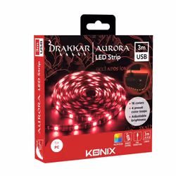 Konix Drakkar 61881116348 striscia luminosa Striscia led universale 3000 mm - Vista aggiuntiva 3