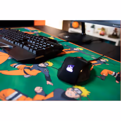 Konix Naruto KX MOUSEPAD XXL GREEN Tappetino per mouse per gioco da computer Multicolore - Vista aggiuntiva 5