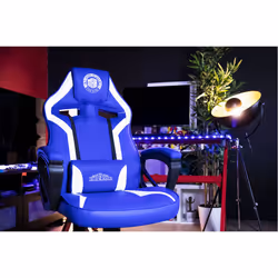 Konix My Hero Academia KX MHA GAMING CHAIR Sedia per gaming universale Seduta imbottita Blu, Bianco - Vista aggiuntiva 8