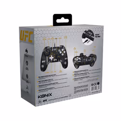Konix UFC Nero, Bianco USB Gamepad Analogico/Digitale Nintendo Switch, Nintendo Switch Lite, PC - Vista aggiuntiva 4