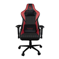 Konix Drakkar 78441117720 sedia per videogioco Sedia da gaming per PC Seduta imbottita Nero, Rosso