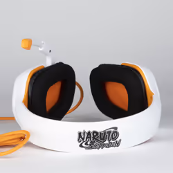 Konix Naruto 80381117963 cuffia e auricolare Cablato A Padiglione Gaming Nero, Bianco, Giallo - Vista aggiuntiva 6