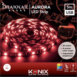 Konix Drakkar KX DK AURORA LED STRIP 5M USB Striscia led universale 5000 mm - Vista aggiuntiva 4