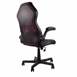 Konix Boruto 78441118339 sedia per videogioco Poltrona per gaming Seduta imbottita Nero, Blu - Vista aggiuntiva 4