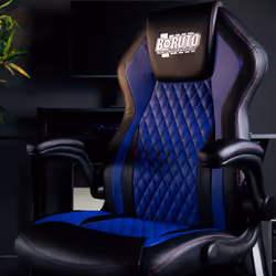 Konix Boruto 78441118339 sedia per videogioco Poltrona per gaming Seduta imbottita Nero, Blu - Vista aggiuntiva 8