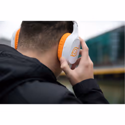 Konix Naruto KX BT HEADPHONES Auricolare Con cavo e senza cavo A Padiglione Gaming Bluetooth Arancione, Bianco - Vista aggiuntiva 6