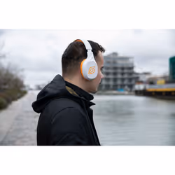 Konix Naruto KX BT HEADPHONES Auricolare Con cavo e senza cavo A Padiglione Gaming Bluetooth Arancione, Bianco - Vista aggiuntiva 8