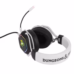 Konix 82381120335 cuffia e auricolare Cablato A Padiglione Gaming USB tipo A Nero, Bianco - Vista aggiuntiva 3