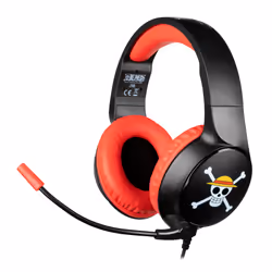 Konix 82521120990 cuffia e auricolare Cablato A Padiglione Gaming Nero, Rosso - Vista aggiuntiva 2