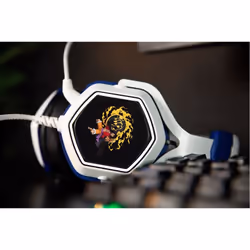 Konix One Piece Auricolare Cablato A Padiglione Gaming Multicolore - Vista aggiuntiva 4