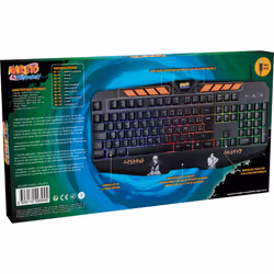 Konix Naruto KX GAMING KEYBOARD tastiera USB AZERTY Francese Nero - Vista aggiuntiva 6