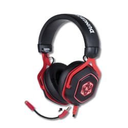 Konix KX DND D20 7.1 GAMING HEADEST Auricolare Cablato A Padiglione USB tipo A Nero, Rosso