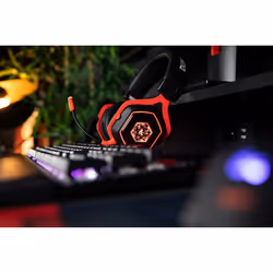 Konix KX DND D20 7.1 GAMING HEADEST Auricolare Cablato A Padiglione USB tipo A Nero, Rosso - Vista aggiuntiva 5