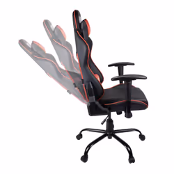 Konix OnePiece Poltrona per gaming Seduta imbottita Nero, Arancione - Vista aggiuntiva 5