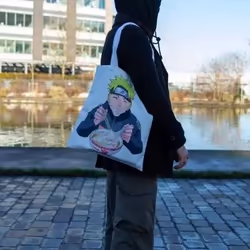 Konix Bowl - Naruto Bianco Borsa tote - Vista aggiuntiva 2