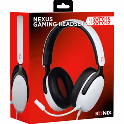 Konix 61889000087 cuffia e auricolare Cablato A Padiglione Gaming Nero, Bianco - Vista aggiuntiva 4